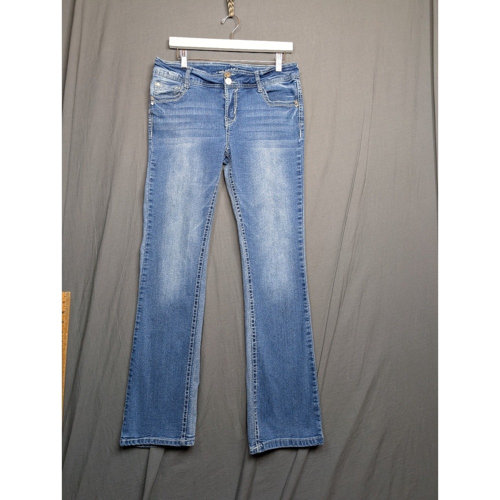 Wallflower Denim Jeans Women Size 13‎ Long Blue Straight